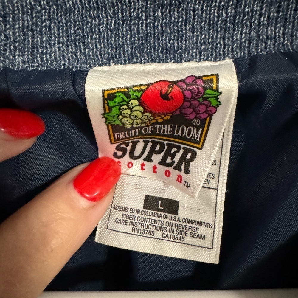 Fruit of the Loom Suprr Cotton Las Vegas jacket Sz Large. Good condition - Picture 10 of 10